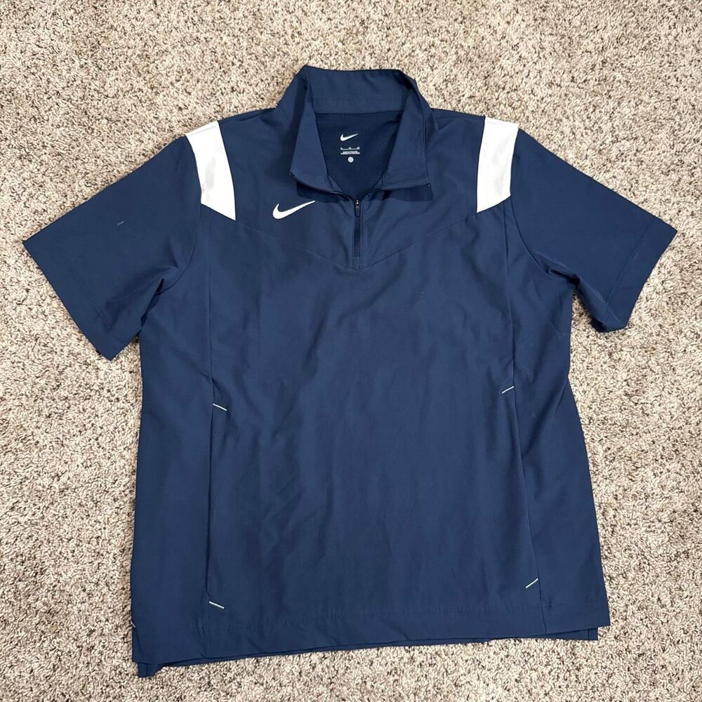 Nike Men's Navy and Blue Jacket